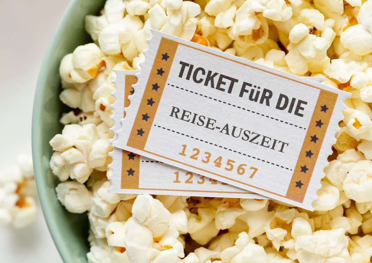 Ticket für die Reise-Auszeit